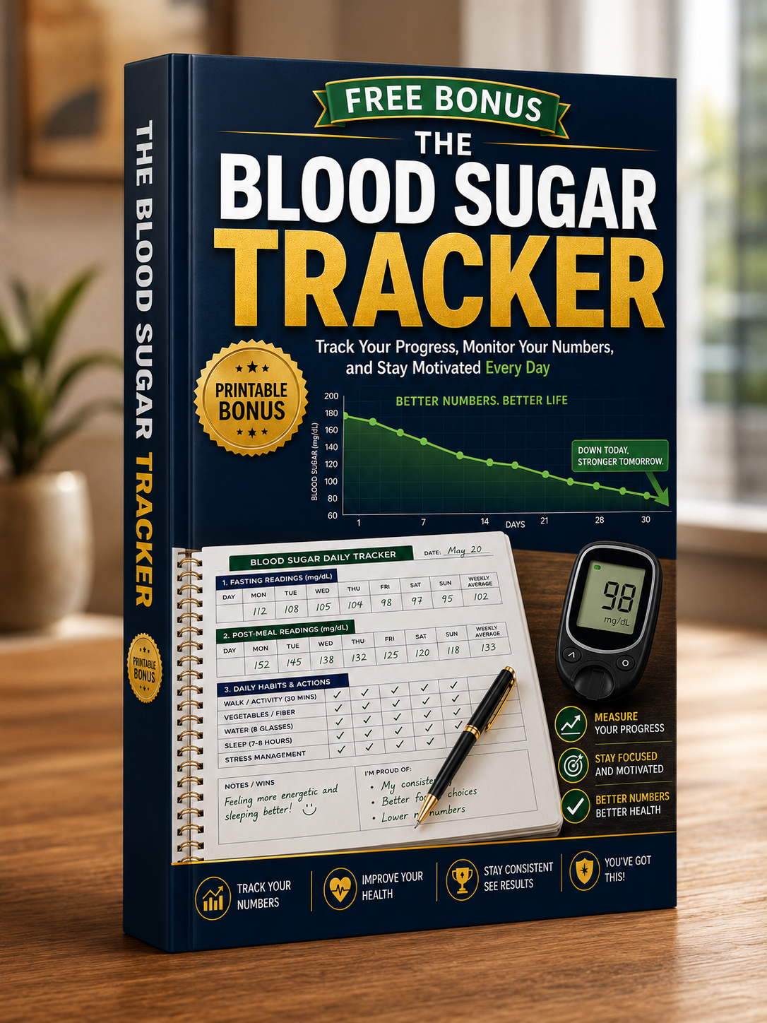 Bonus 2 — The Printable Blood Sugar Tracker